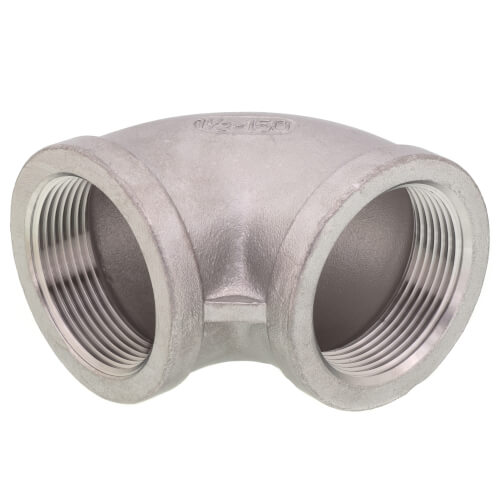 Main product image of T304 1-1/2" Stainless Steel 90-Degree Elbow