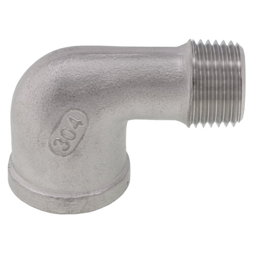 Main product image of T304 1/2" Stainless Steel 90-Degree Street Elbow