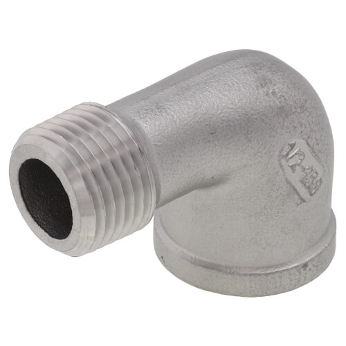 Main product image of T304 1/2" Stainless Steel 90-Degree Street Elbow