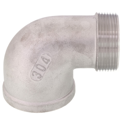 Main product image of T304 1-1/2" Stainless Steel 90-Degree Street Elbow
