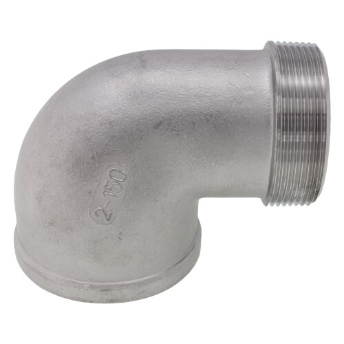 T304 2" Stainless Steel 90-Degree Street Elbow