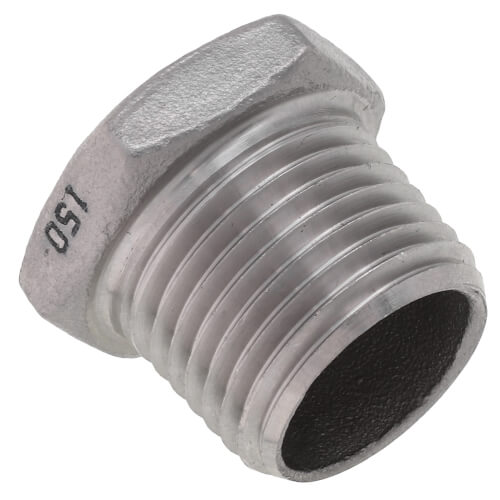 Main product image of T304 1/2" Stainless Steel Hex Head Plug