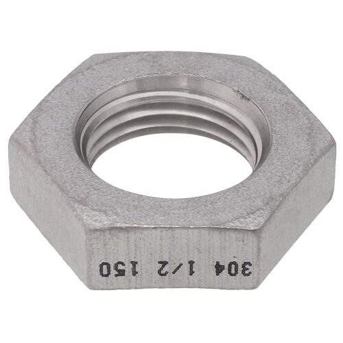 Main product image of T304 1/2" Stainless Steel Locknut