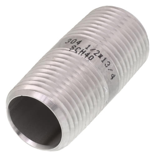 Main product image of 1/2" x 1-3/4" Stainless Steel Nipple