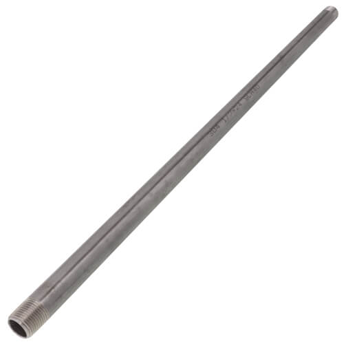 1/2" x 24" Stainless Steel Nipple