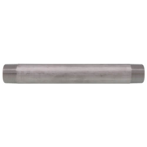 Main product image of 3/4" x 8" 316/316L Stainless Steel Nipple