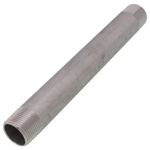 Main product image of 3/4" x 8" 316/316L Stainless Steel Nipple