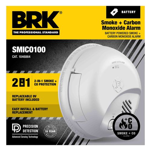 Main product image of SMICO100 Battery-Operated 2-in-1 Smoke & Carbon Monoxide Alarm