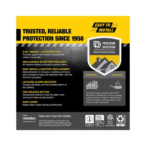 Main product image of SMICO100 Battery-Operated 2-in-1 Smoke & Carbon Monoxide Alarm