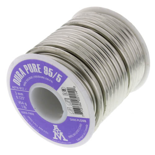 Main product image of 95/5 Lead Free Solder 1 lb. Spool - (95% Tin - 5% Antimony)
