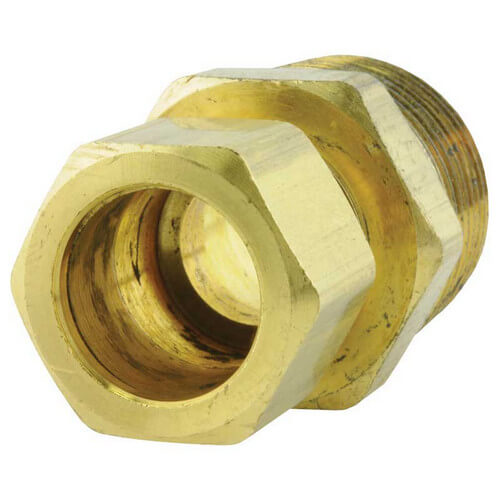 Main product image of 3/4" NPT  x 1/2" Tube Compression Fitting Connectors (Set of 2), SP10354