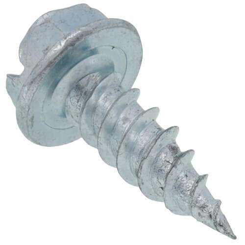 Main product image of #8 x 1/2" Slotted Hex Washer Head Metal Piercing Screw Tuff Pail (Pack of 1000)