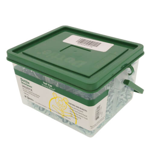 Main product image of #8 x 3/4" Slotted Hex Washer Head Metal Piercing Screw Tuff Pail (Pack of 1000)