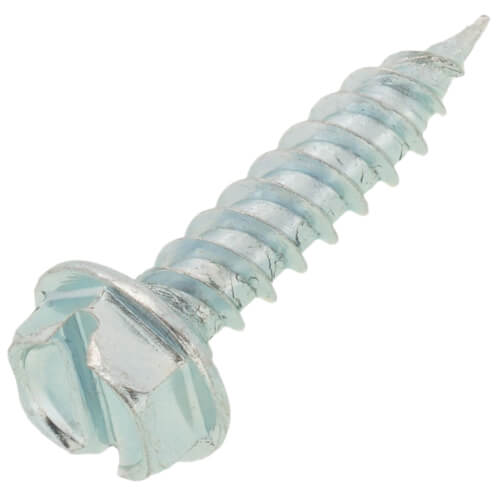 Main product image of #8 x 3/4" Slotted Hex Washer Head Metal Piercing Screw Tuff Pail (Pack of 1000)