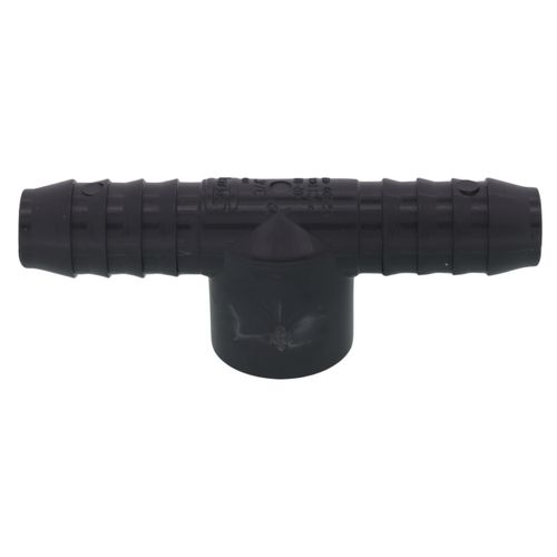 3/4" Barbed PVC Tee (Insert x Insert x FIPT)
