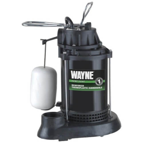 Main product image of SPF50 1/2 HP, Epoxy Coated Thermoplastic Reinforced Submersible Sump Pump w/ Vertical Float Switch