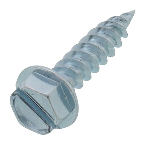 Main product image of #8 x 3/4" Slotted Hex Washer Head Metal Piercing Screw Tuff Pack (Pack of 500)