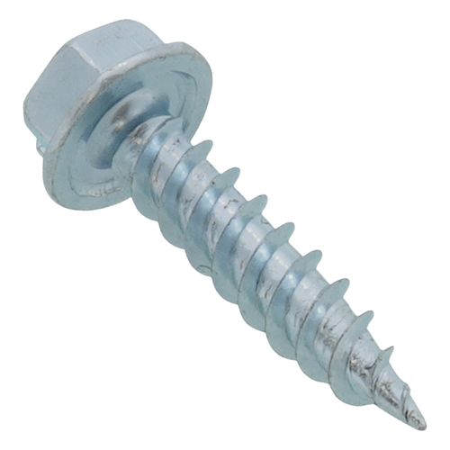 Main product image of #8 x 3/4" Slotted Hex Washer Head Metal Piercing Screw Tuff Pack (Pack of 500)