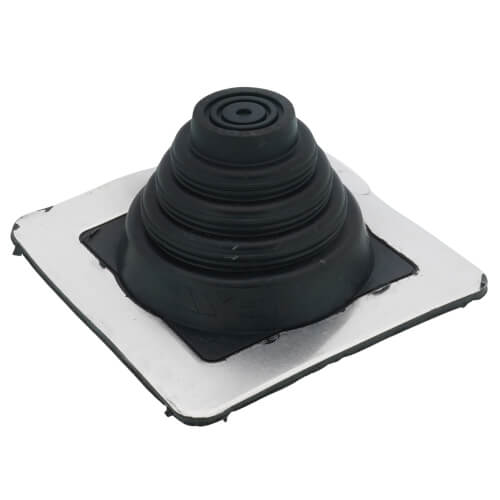 Main product image of Closed to 2-3/4" Square Standard Master Flash for Metal Roofs, Model #1 (Black EPDM)
