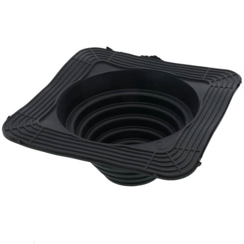 Main product image of 5/8" to 4" Square Standard Master Flash for Metal Roofs, Model #2 (Black EPDM)