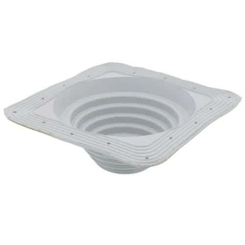Main product image of Closed to 5-3/4" Square Standard Master Flash for Metal Roofs, Model #3 (Gray EPDM)