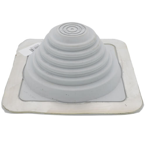 Main product image of Closed to 5-3/4" Square Standard Master Flash for Metal Roofs, Model #3 (Gray EPDM)
