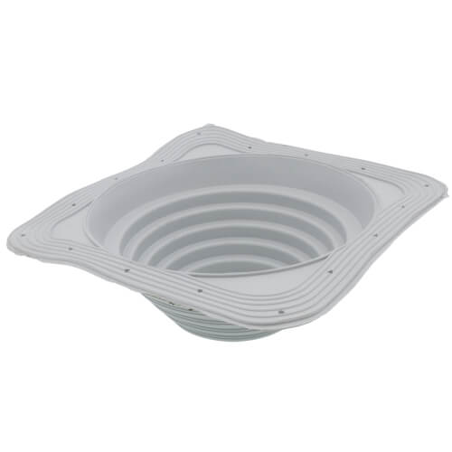 Main product image of 2-3/4" to 7" Square Standard Master Flash for Metal Roofs, Model #4 (Gray EPDM)