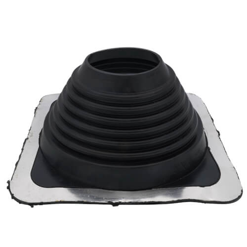 Main product image of 4-3/4" to 10" Square Standard Master Flash for Metal Roofs, Model #6 (Black EPDM)