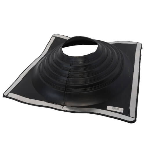 Main product image of 9-1/2" to 20-1/2" Square Standard Master Flash for Metal Roofs, Model #9 (Black EPDM)