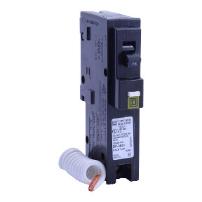 Main product image of Homeline Single Pole 15A Combination Arc Fault Circuit Breaker