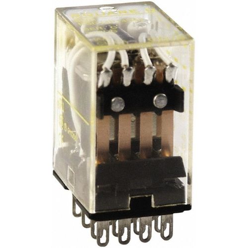 Main product image of Electromechanical Plug-in General Purpose Relay 5 Amp at 240 VAC, 4PDT, 24 VDC, 8501RSD14P14V53