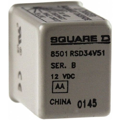 Main product image of Electromechanical Plug-in General Purpose Relay 5 Amp at 240 VAC, 4PDT, 12 VDC, 8501RSD34V51