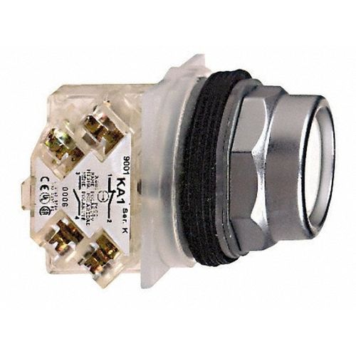 Main product image of Push-Button Switch, 30 mm Mounting Hole Dia, Momentary Round, Nonilluminated, Momentary , Shock and Vibration Resistant, 9001KR2UH13