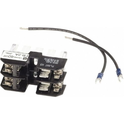 Main product image of 2 Pole, 120 Volt, Fuse Block 13/32" Diameter x 1-1/2" Fuse Length, 9070FB2A