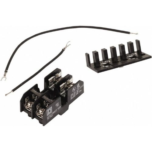 Main product image of 2 Pole, 120 Volt, Fuse Block 13/32" Diameter x 1-1/2" Fuse Length, 9070FB2B