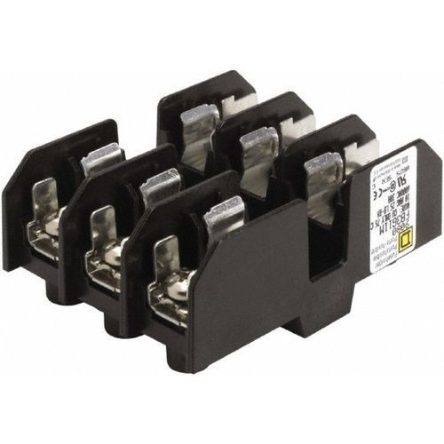 Main product image of 3 Pole, 600 Volt, 30 Amp, Surface Mount Fuse Holder, 9080FB3611M