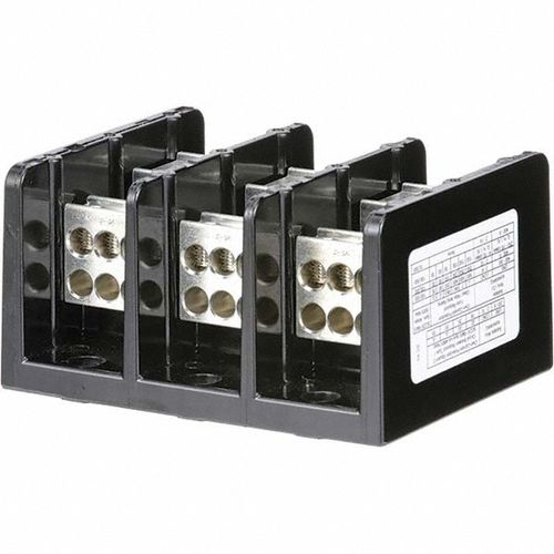 Main product image of 3 Poles, 270 Al, 335 (Copper) Amp, Phenolic Power Distribution Block 600 VAC, 1 Primary Connection, 9080LBA363106