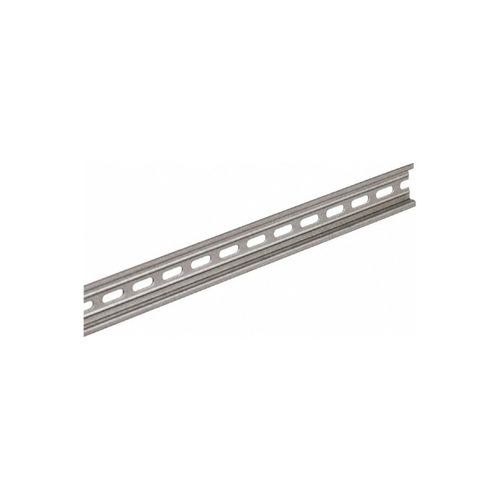 Main product image of 1/2m Long x 0.3" Wide x 1.38" High x Steel DIN Rail, 9080MH320