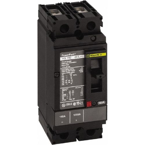 Main product image of 30 Amp, 250 VDC, 600 VAC, 2 Pole, Panel Mount Molded Case Circuit Breaker Thermal Magnetic Trip, Multiple Ratings, 14-3/0 AWG, HDL26030