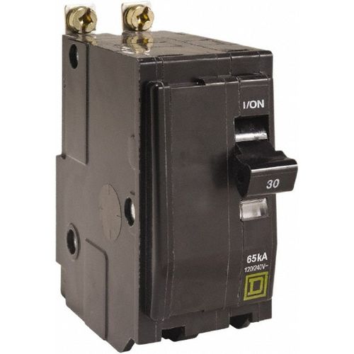 Main product image of 30 Amp, 240 VAC, 2 Pole, Bolt On Miniature Circuit Breaker 14-8 AWG, QHB230