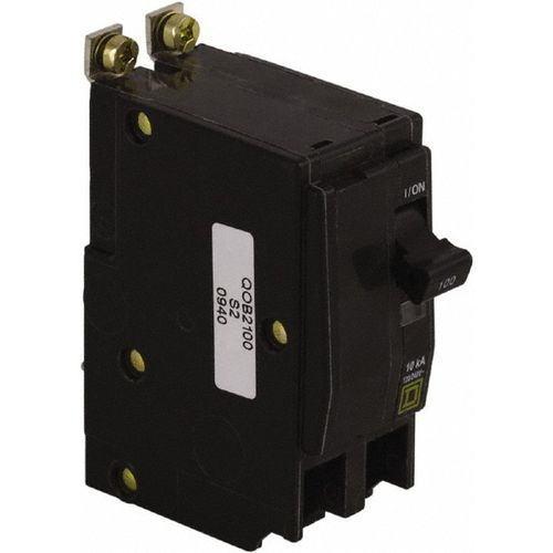 Main product image of 100 Amp, 240 VAC, 2 Pole, Plug In Miniature Circuit Breaker 4-2/0 AWG, QOB2100
