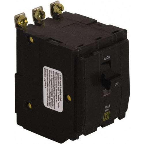 Main product image of 60 Amp, 240 VAC, 3 Pole, Bolt On Miniature Circuit Breaker 8-2 AWG, QOB360