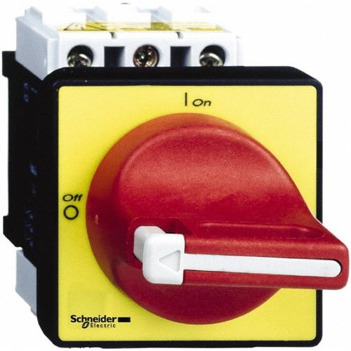 Main product image of Switch Disconnector, Tesys Control, For On/Emergency Stop, 25A, 22.5 Fixing, For Mounting On Door, Vcd0
