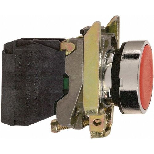 Main product image of Push-Button Switch, 0.87" Mounting Hole Dia, Momentary NC, XB4BA42