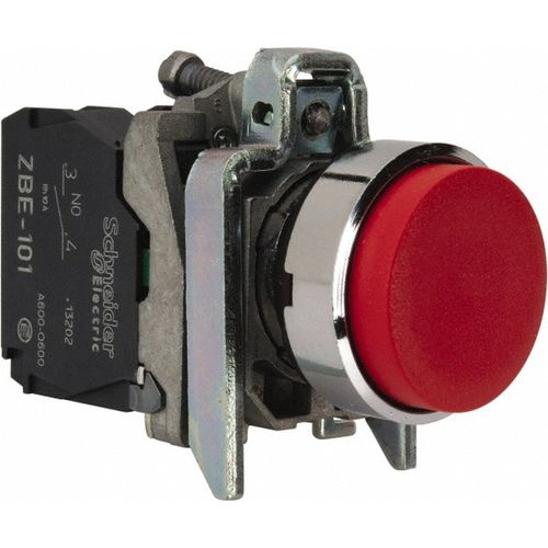 Main product image of Push-Button Switch, 22 mm Mounting Hole Dia, Momentary NO/NC, XB4BL45