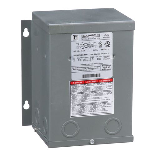 Main product image of Buck Boost Encapsulated Transformer (1kVA, 1PH, 120 x 240V Primary, 12/24V Secondary), 1S43F