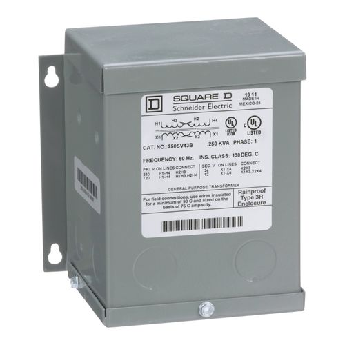 Main product image of Buck Boost Encapsulated Transformer (2kVA, 1PH, 120 x 240V Primary, 16/32V Secondary), 2S46F