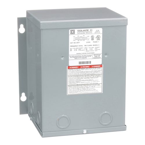 Main product image of Dry Encapsulated Transformer (3kVA, 1PH, 480V Primary, 120/240V Secondary), 3S40F
