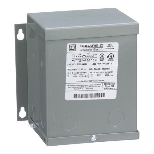 Main product image of Buck Boost Encapsulated Transformer (0.05kVA, 1PH, 120 x 240V Primary, 12/24V Secondary), 50SV43A