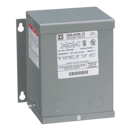 Main product image of Buck Boost Encapsulated Transformer (0.75kVA, 1PH, 120 x 240V Primary, 16/32V Secondary), 750SV46F
